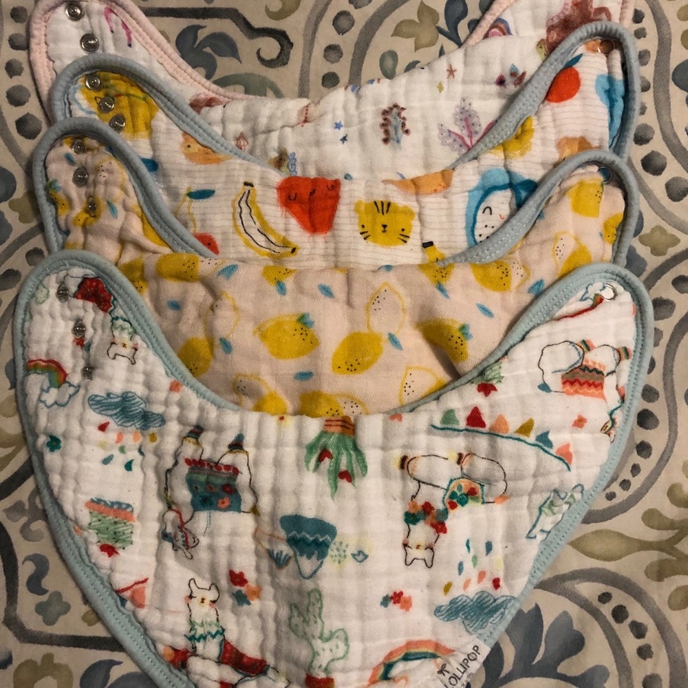 Lou Lou lollipop lot of bibs